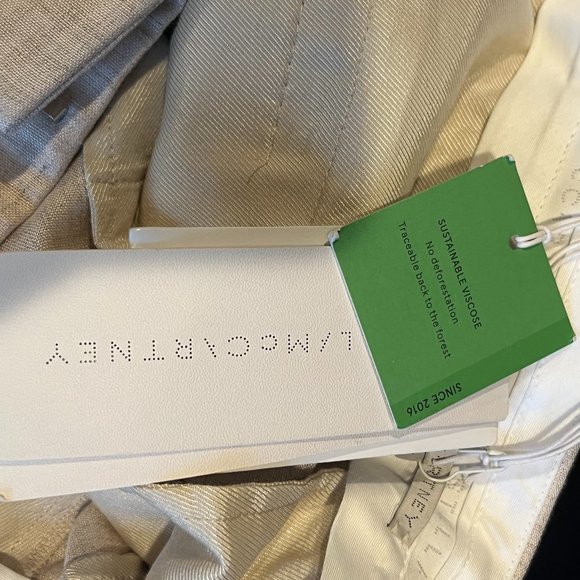Stella McCartney Ariana tailored trousers Sustainable Viscose Size 44 NWT - Picture 8 of 13